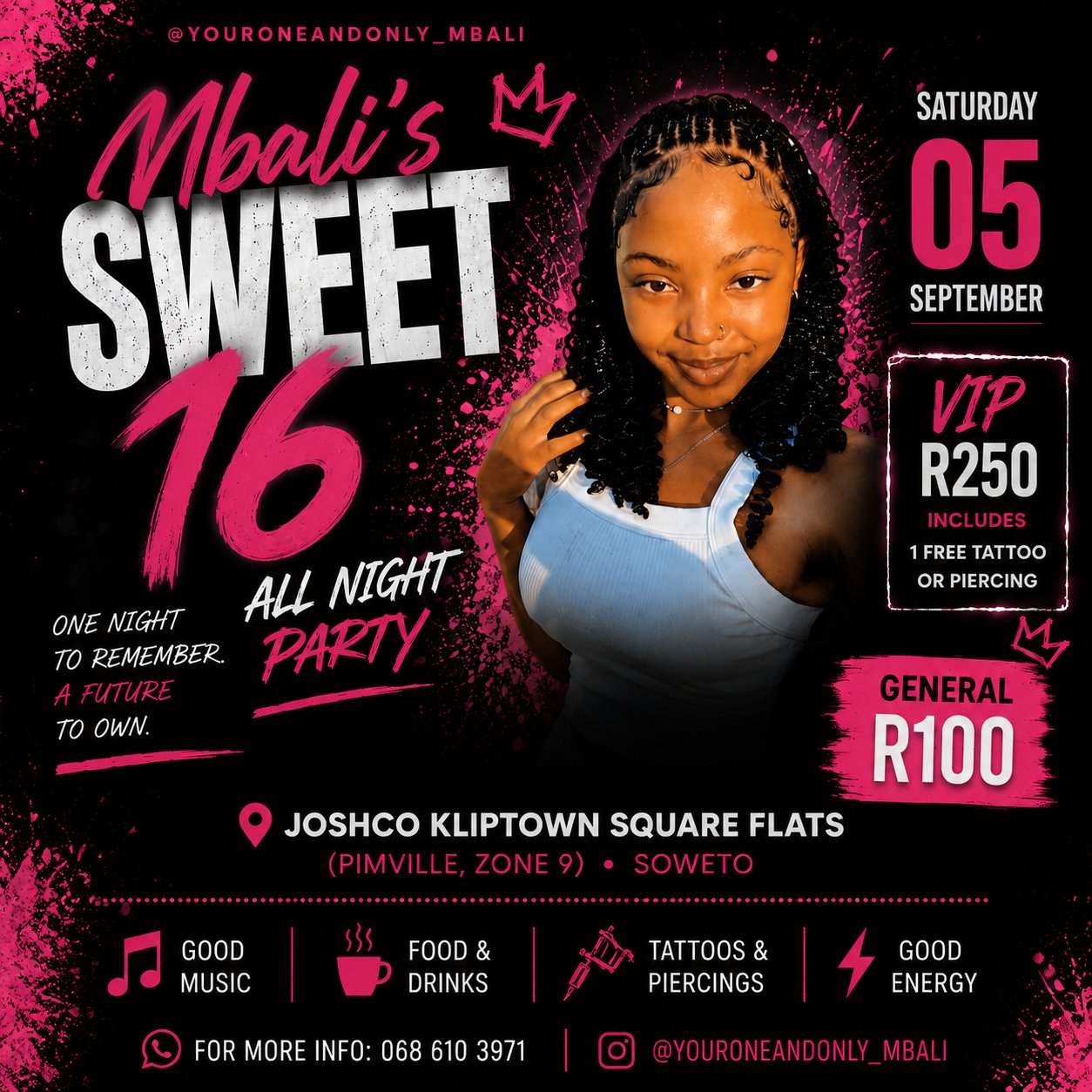 Sweet 16 with Mbali