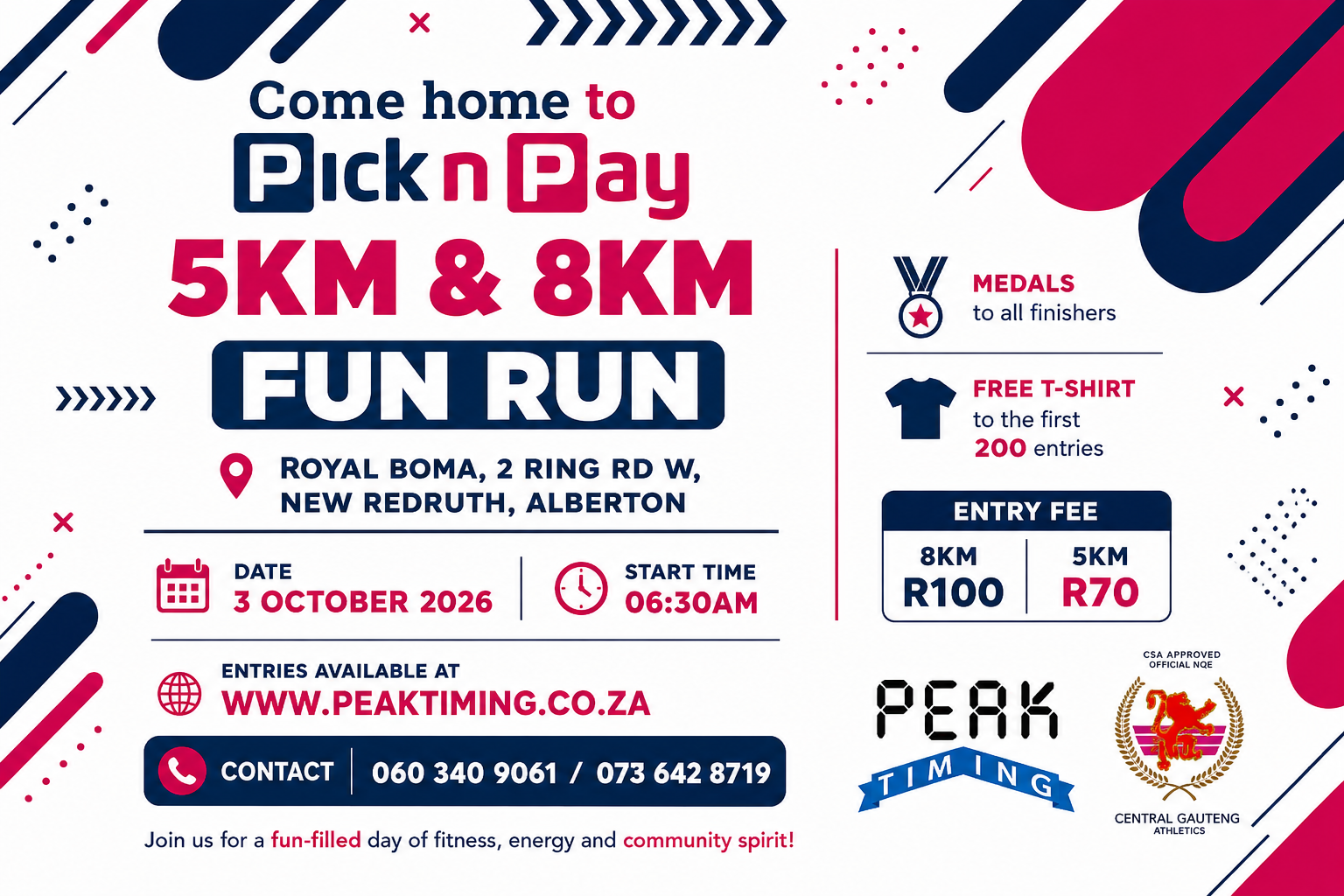 Pick n Pay 5KM & 8KM
