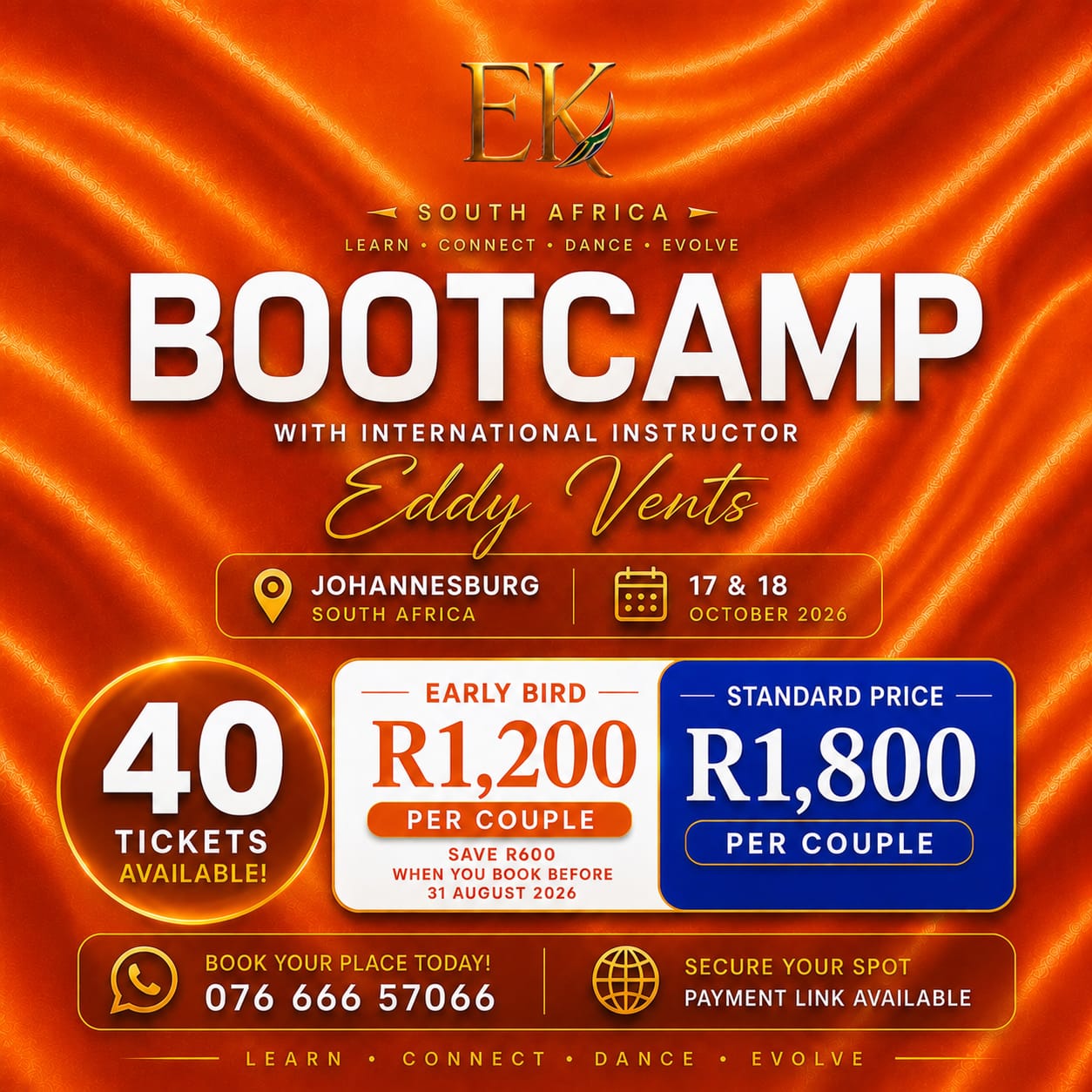 Kizomba Bootcamp - Eddy Vents