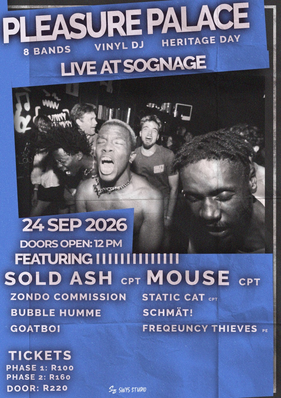 PLEASURE PALACE - Live at Sognage on Heritage Day