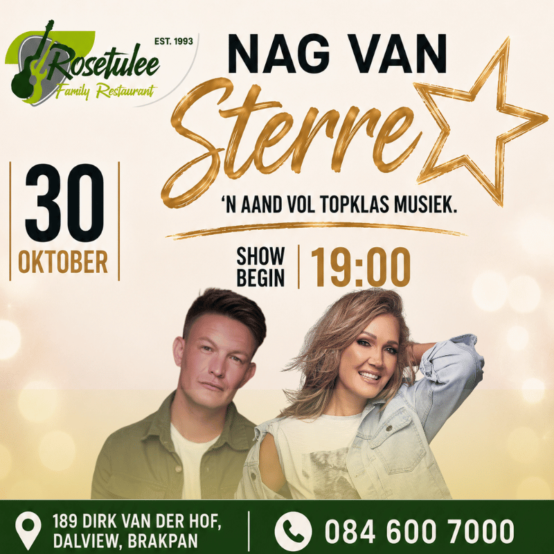 Nag van Sterre met Juanita du Plessis & Fran Prins