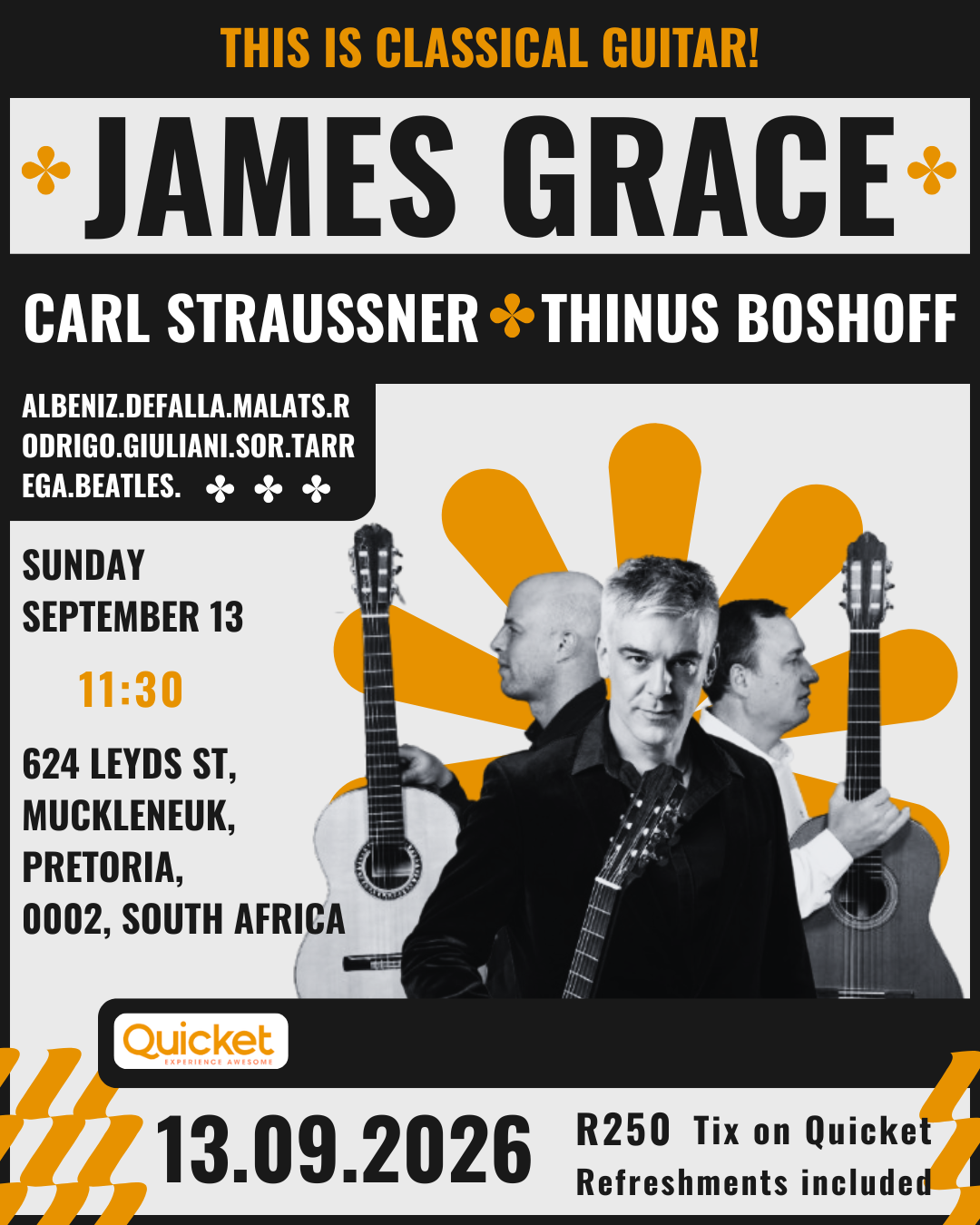James Grace, Carl Straussner and Thinus Boshoff - This is Classical Guitar!