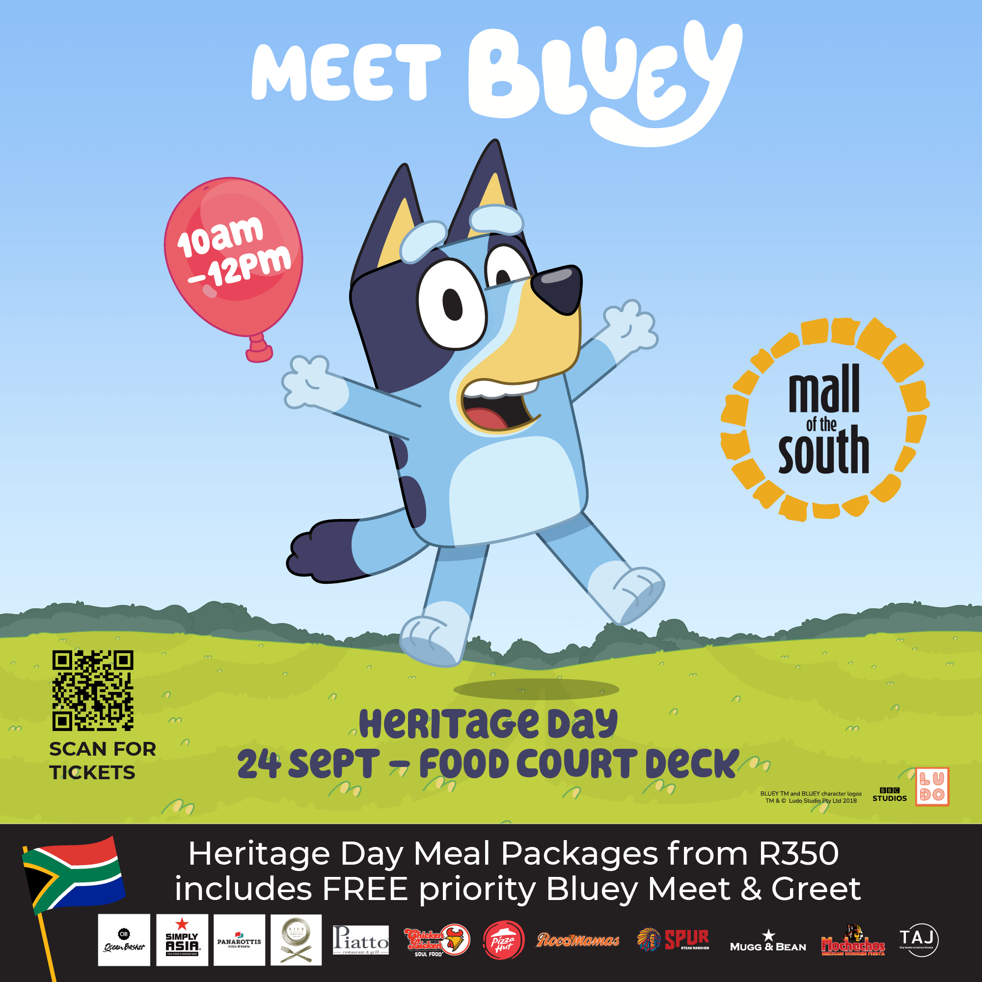Bluey Comes To Mall of The South