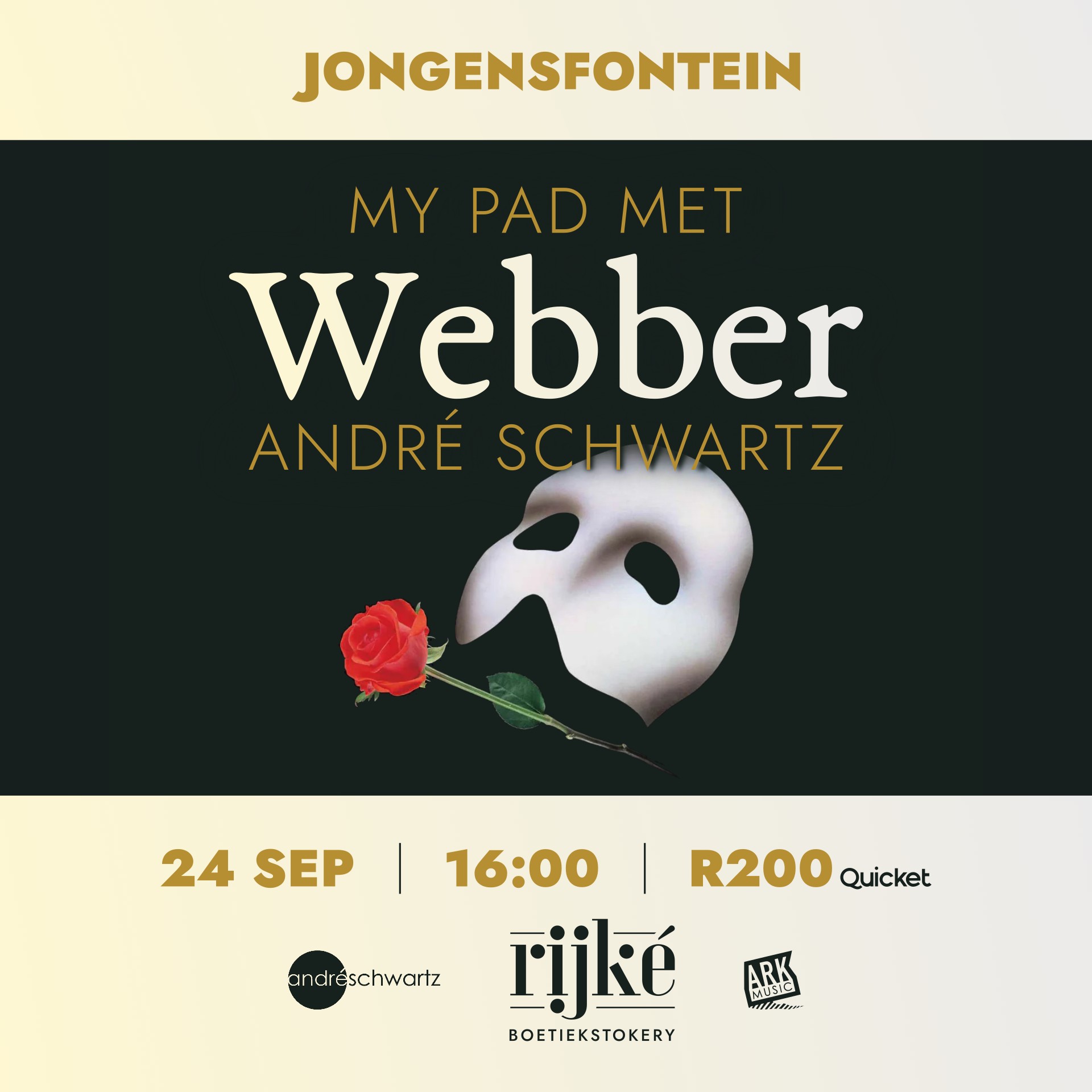 My Pad Met Webber- André Schwartz live in Stilbaai