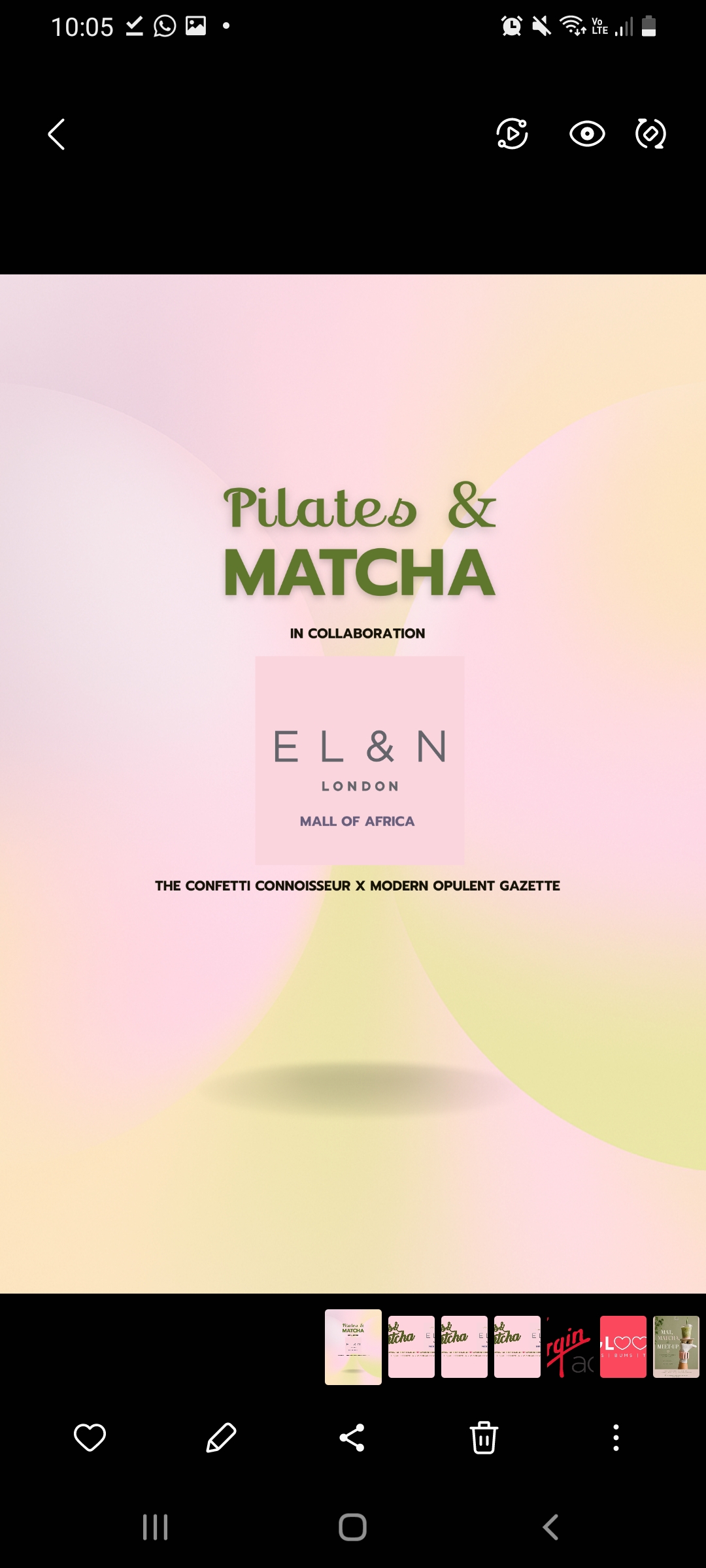 PILATES & MATCHA x EL&N Mall of Africa