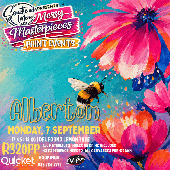 Messy Masterpieces Paint & Sip @ Del Forno Lemon Tree