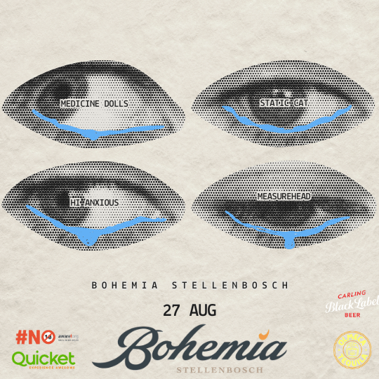 The Medicine Dolls, Hi Anxious, Static Cat, Measurehead - LIVE at Bohemia Stellenbosch