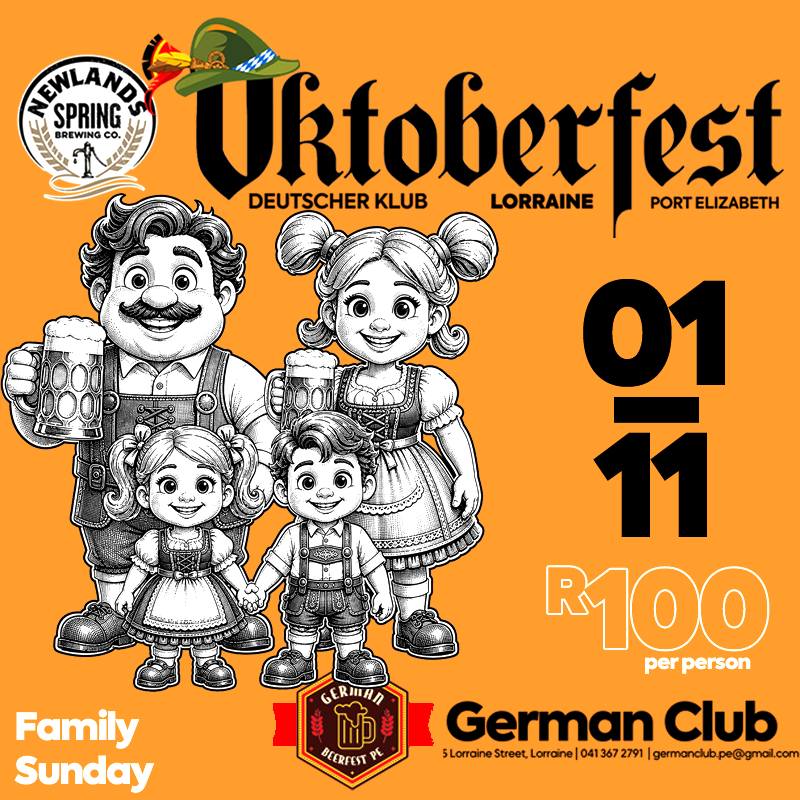 Sunday 1st November - Oktoberfest Family Day 2026