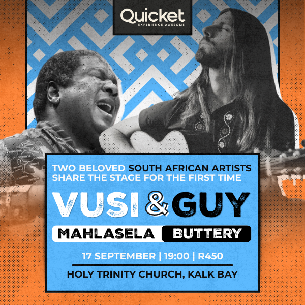 Vusi Mahlasela & Guy Buttery live at the Holy Trinity Church, Kalk Bay