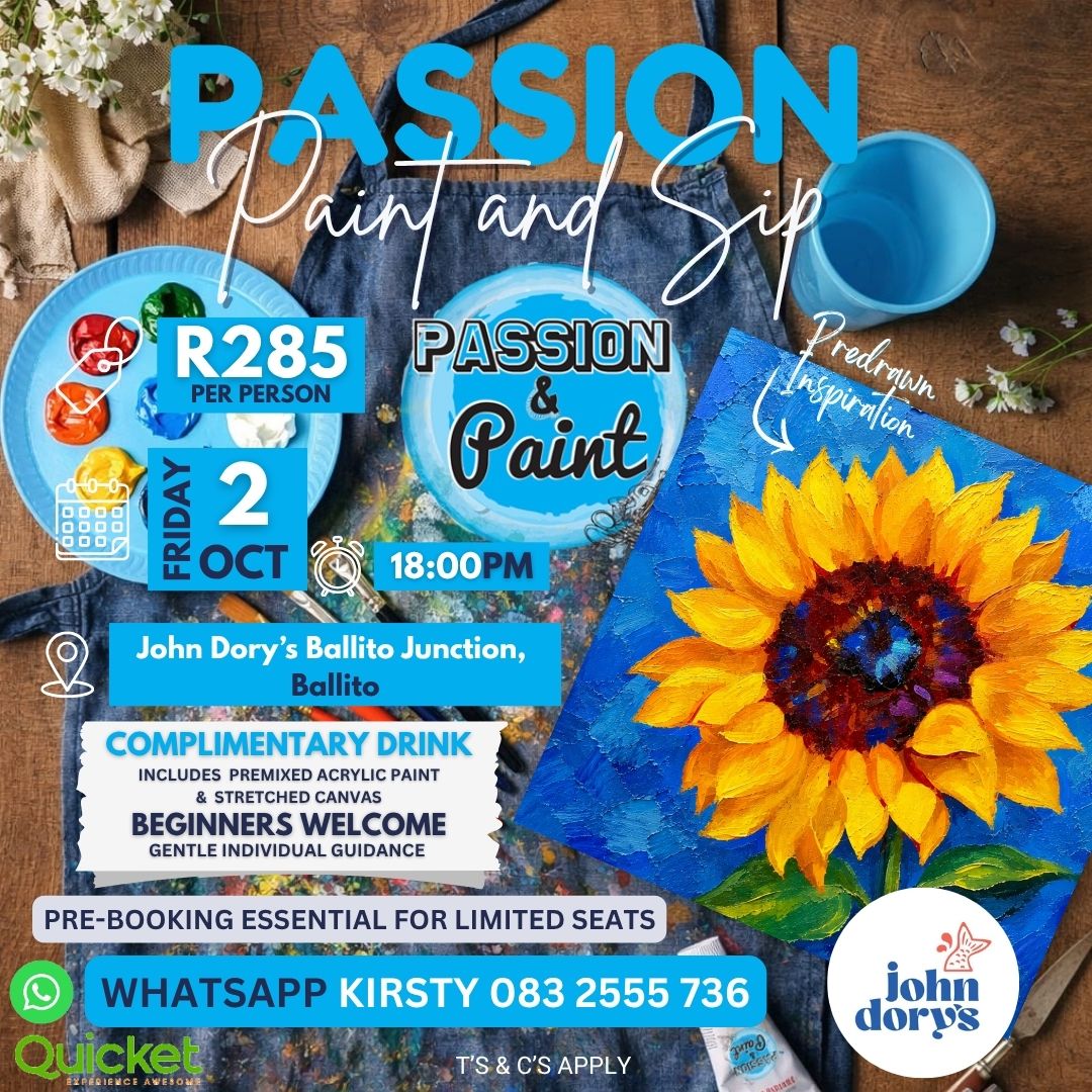 Passion Paint and Sip - Sunflower