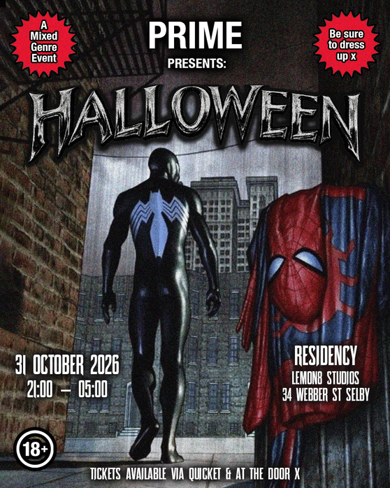 Prime Presents Halloween - JHB - Residency - 31 October 2026