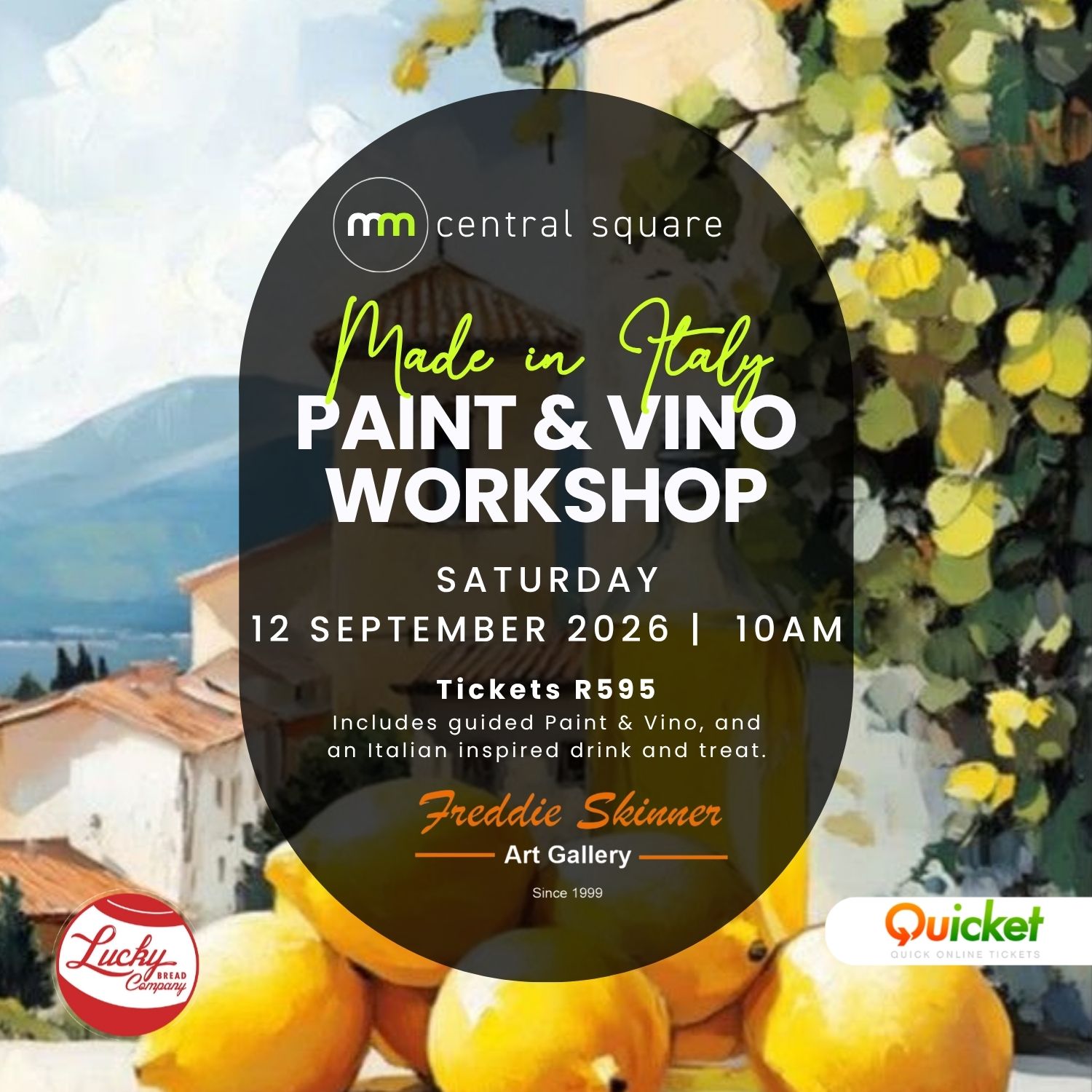 MADE IN ITALY: PAINT & VINO WORKSHOP