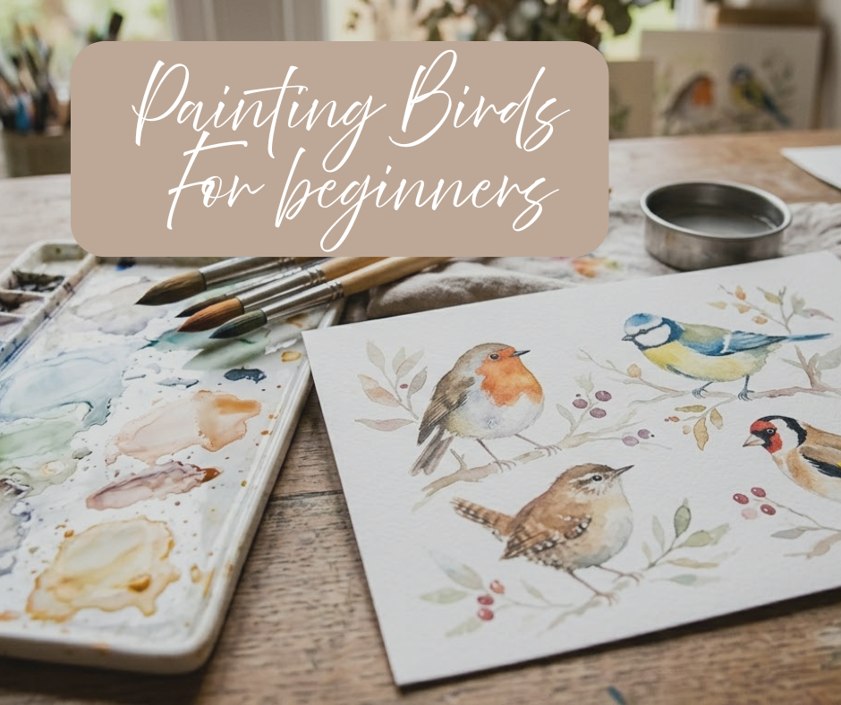 Painting Birds in watercolour