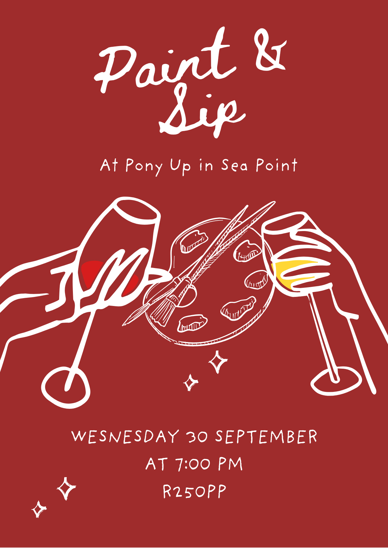 Paint and Sip at Pony Up