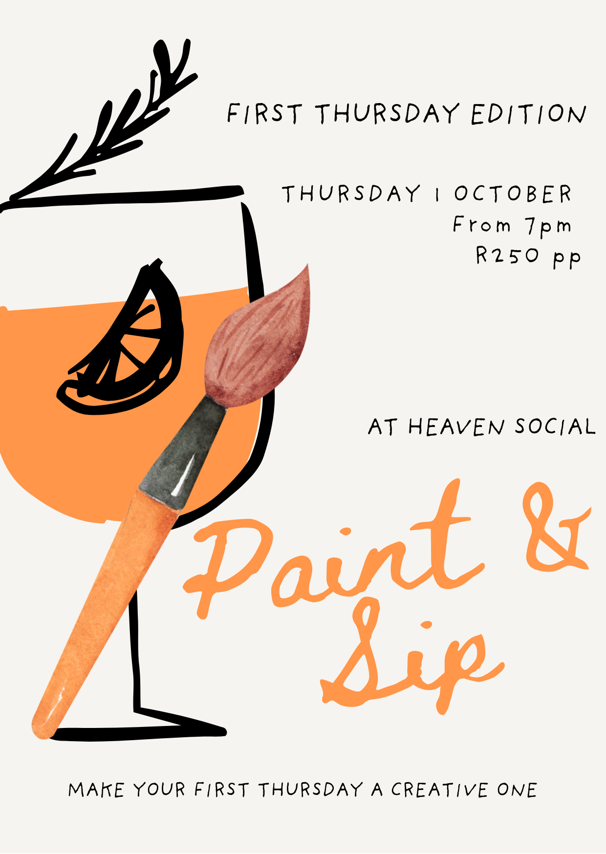 Paint and Sip First Thursday