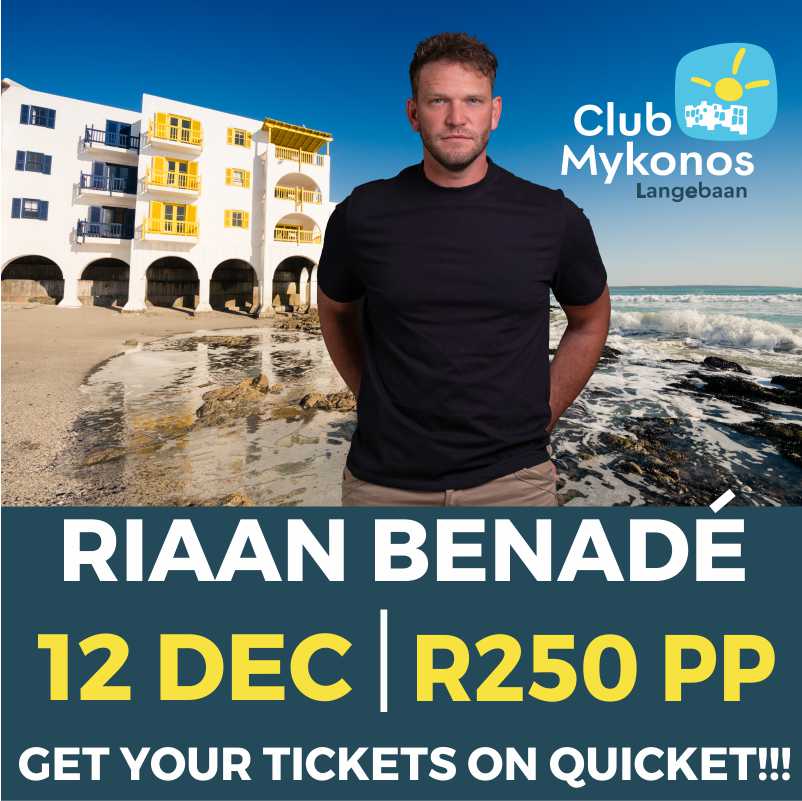 Riaan Benade live by Club Mykonos
