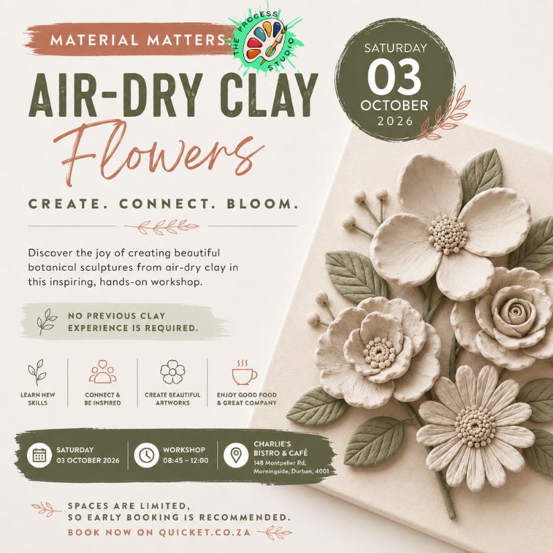 Material Matters: Air Dry Clay Flowers