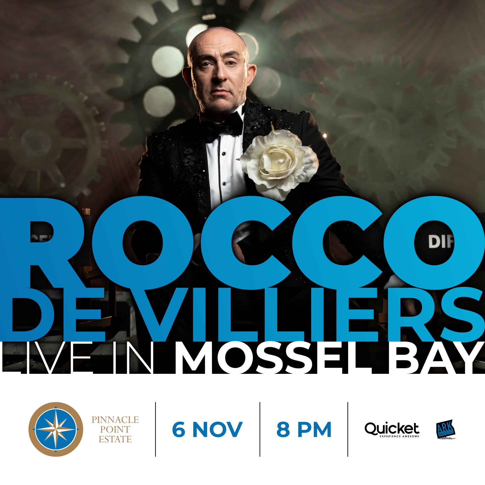 Rocco de Villiers live in Mosselbaai
