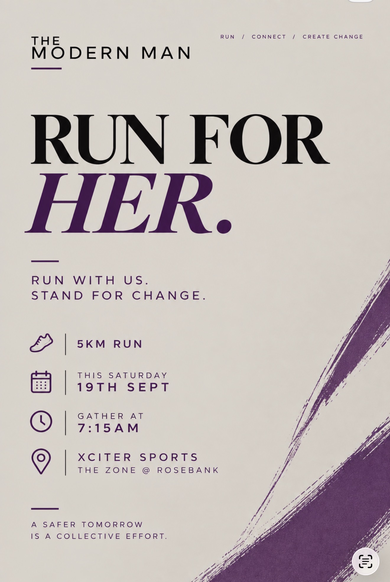 The Modern Man : Run For Her