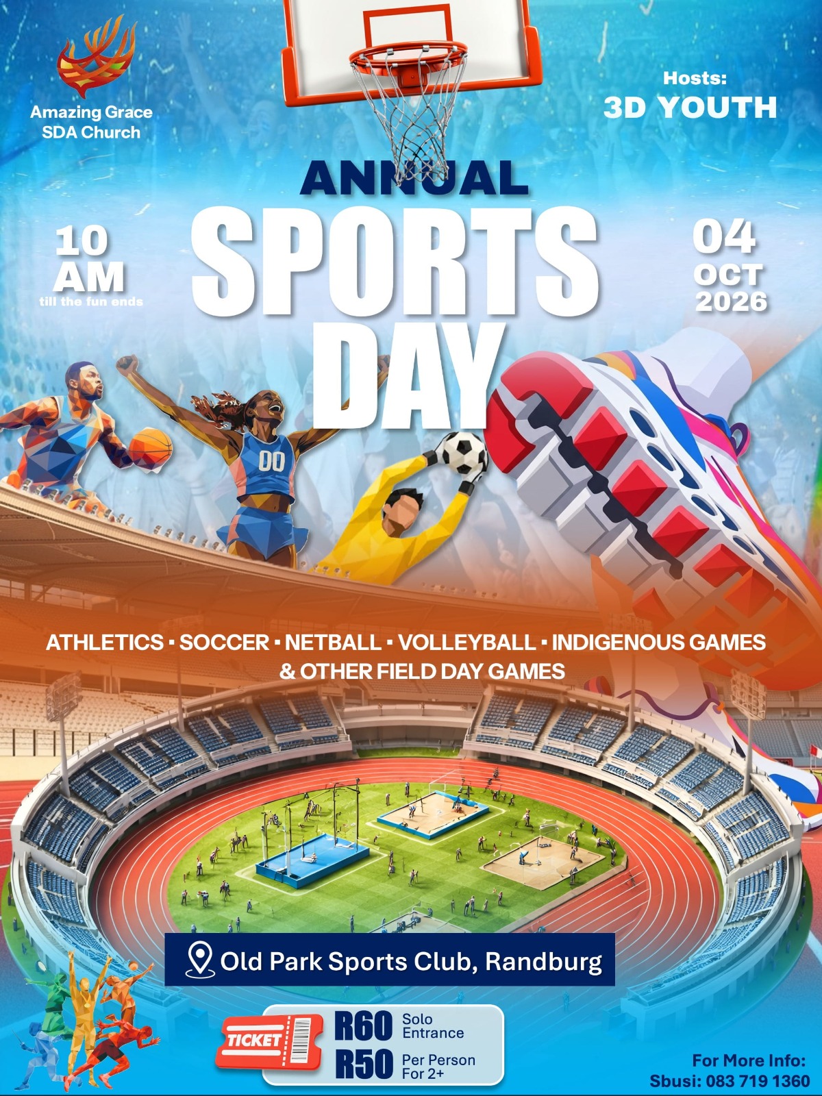 Amazing Grace - 3D Youth Annual Sports Day