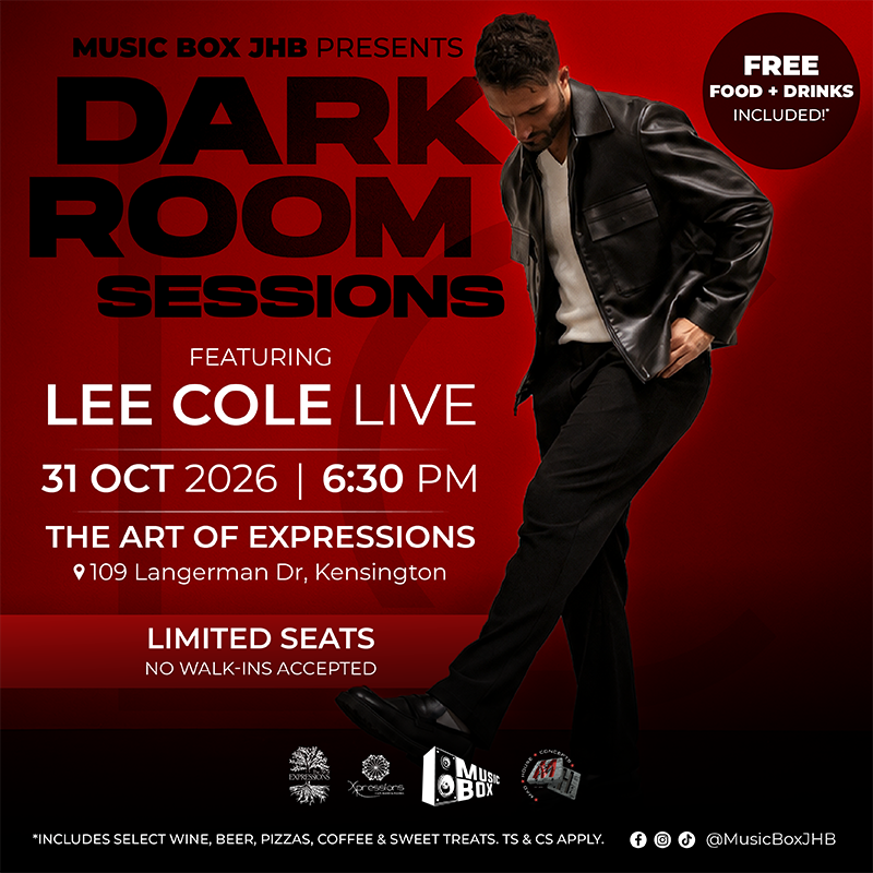 LEE COLE LIVE | MUSIC BOX JHB DARK ROOM SESSIONS