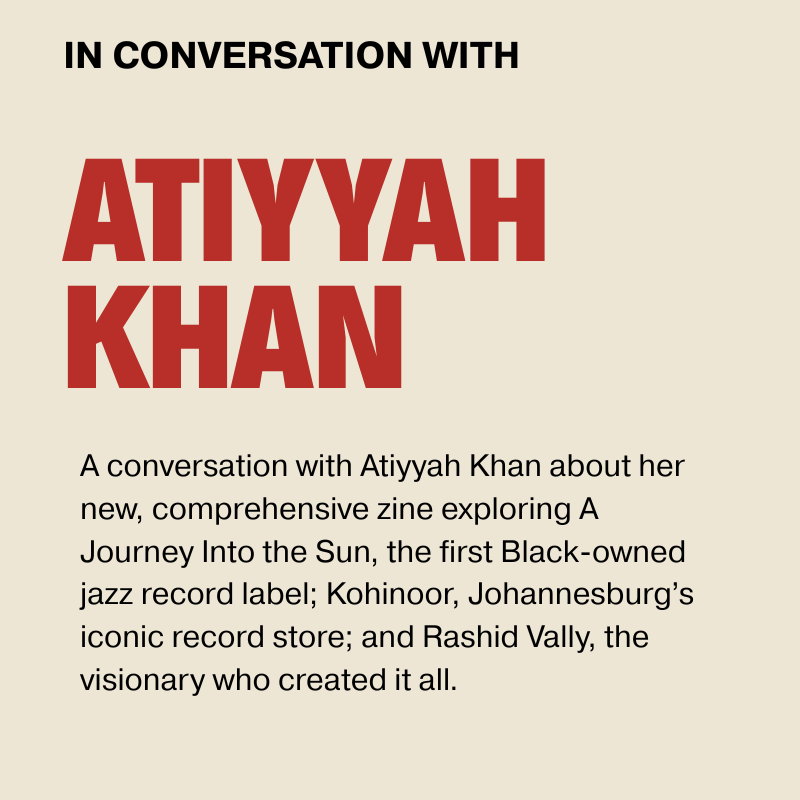 A Conversation with Atiyyah Khan: A Journey Into The Sun