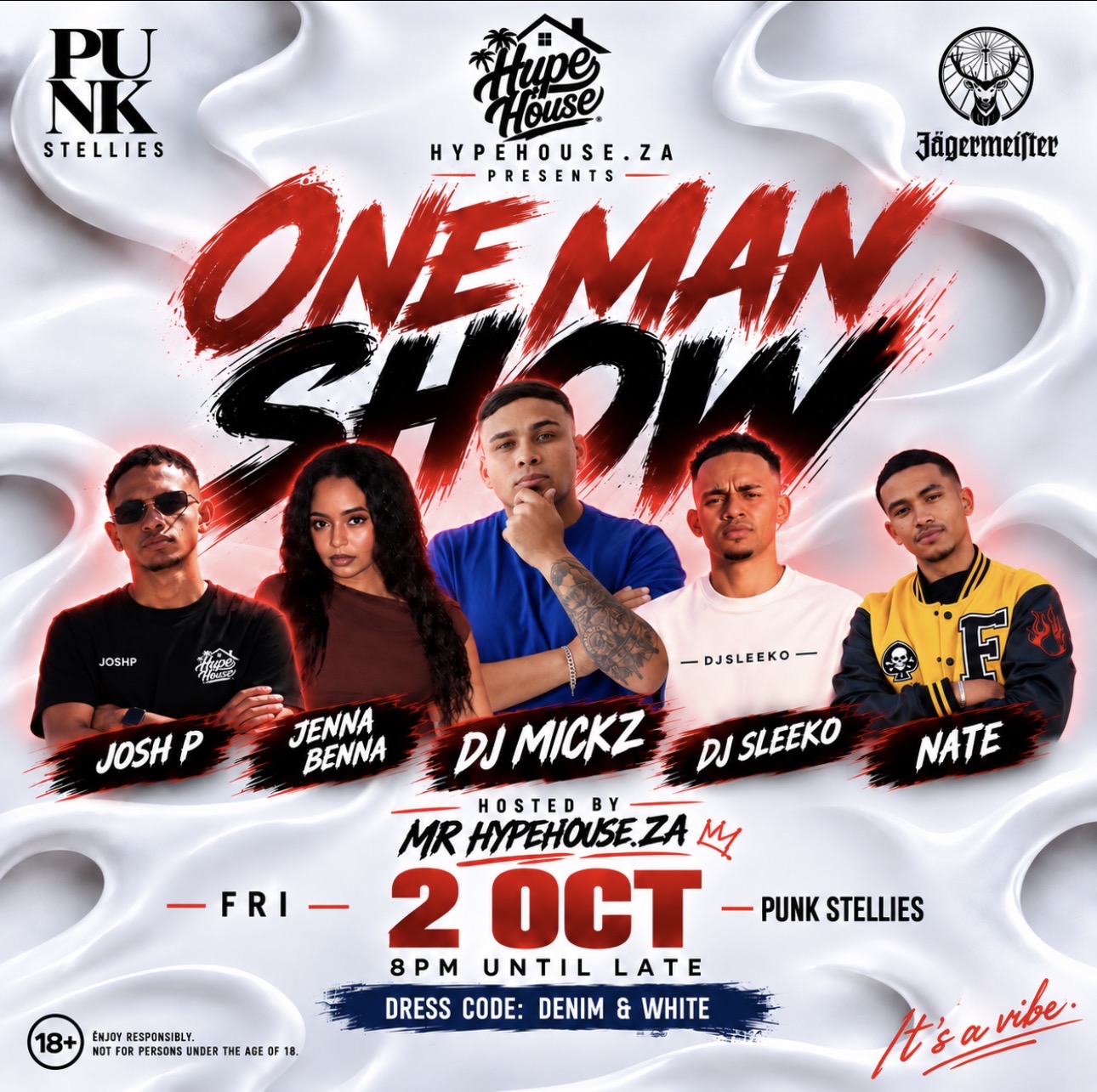 HypeHouse Presents: One Man Show 2.0 @ Punk Stellies