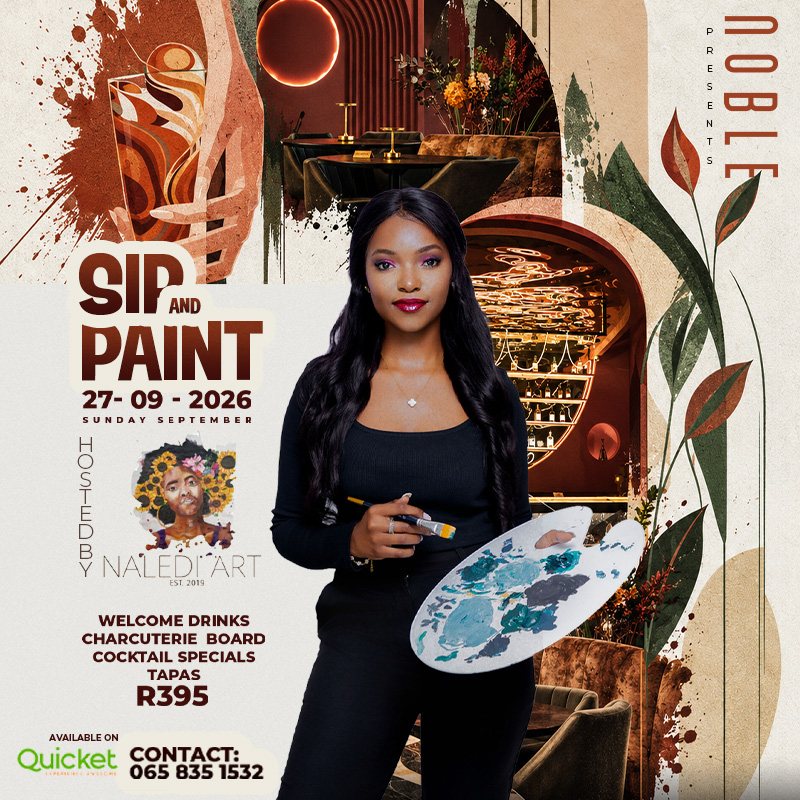 SIP & PAINT WITH NALEDI ART