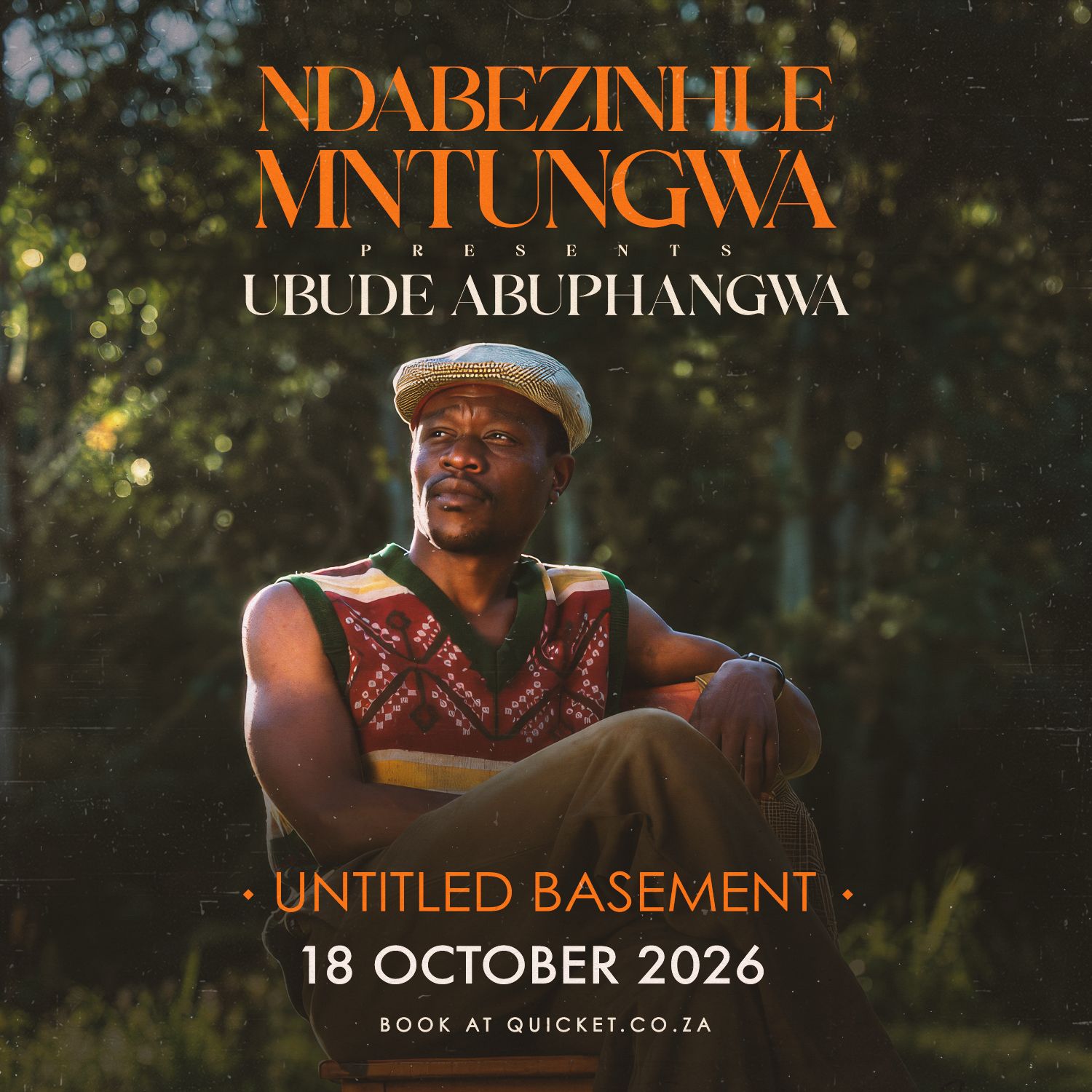 Untitled Basement Presents: Ndabezinhle Mntungwa — Ubude Abuphangwa