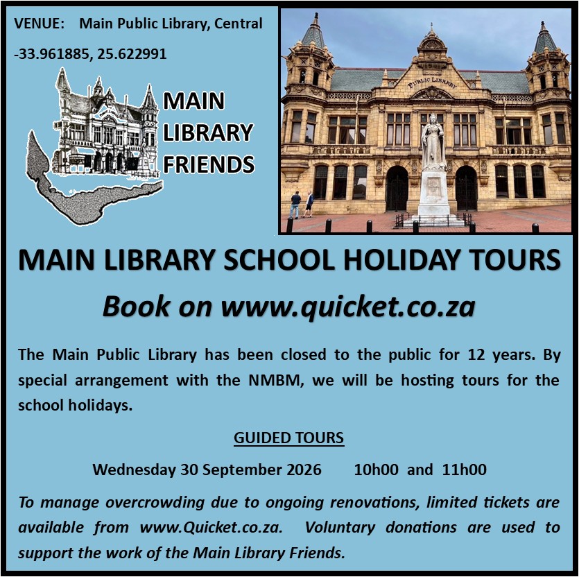 Main Library School Holiday Tours (30/09/2026)