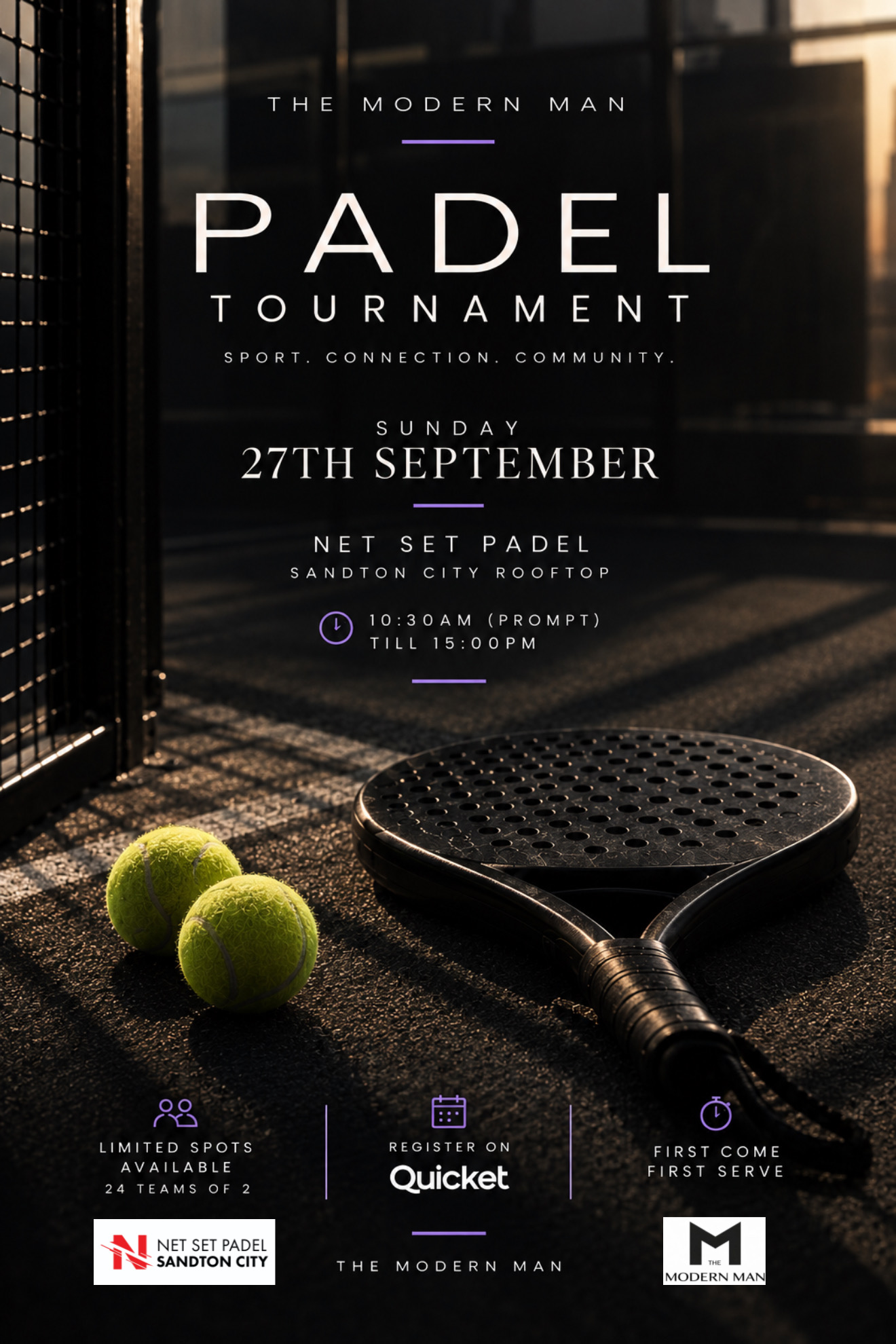 The Modern Man: Padel Tournament