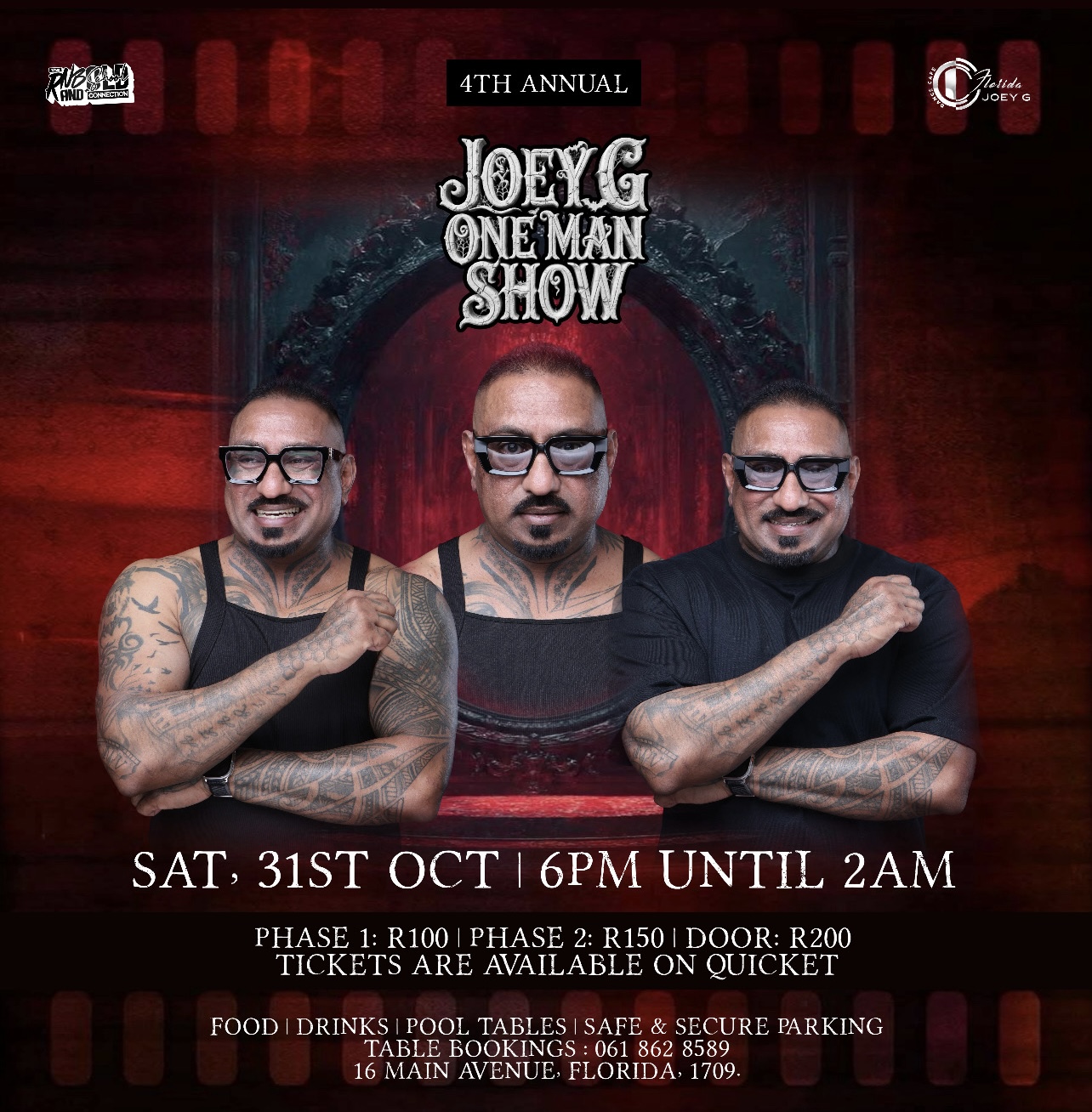 DJ Joey G’s 4th Annual One Man Show