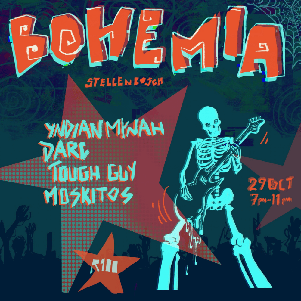 Yndian Mynah, DARC, TOUGHGUY, Moskitos - LIVE at Bohemia Stellenbosch