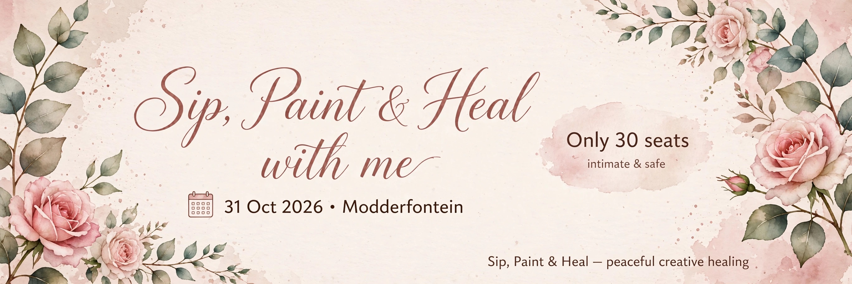 Sip, Paint & Heal with Karabo