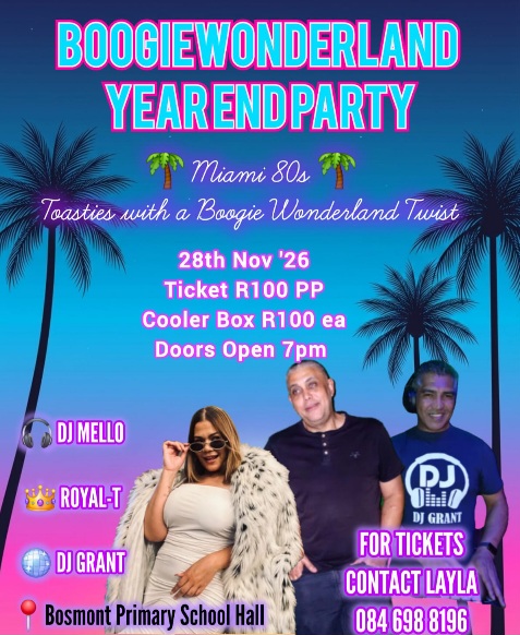 BoogieWonderland Year End Party – Miami 80s