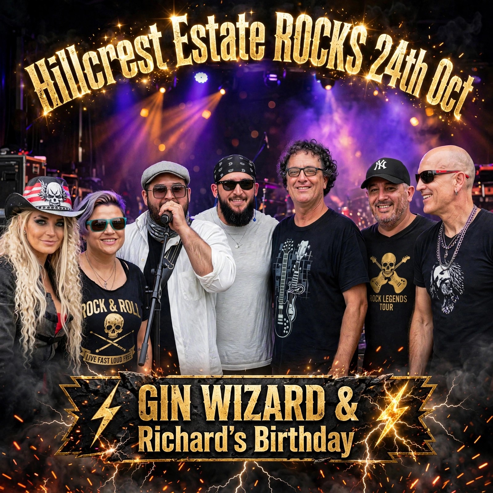 Gin Wizard's 70s & 80s Rock n Roll - Hillcrest Estate 24th Oct