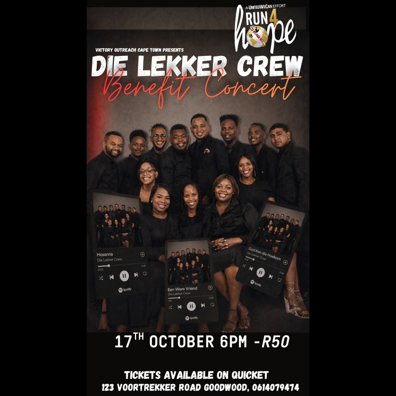 Die Lekker Crew Run For Hope Benefit Concert