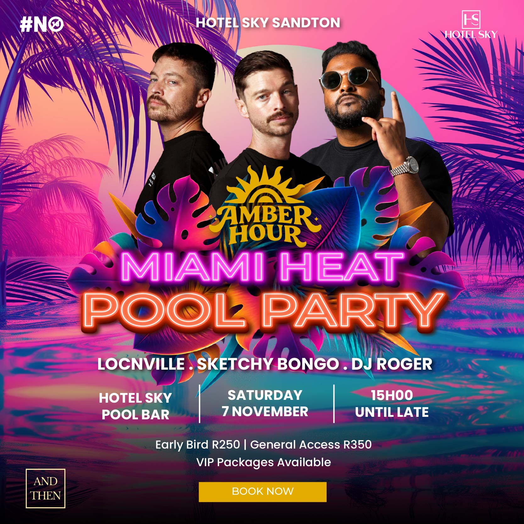 Amber Hour Miami Heat Pool Party