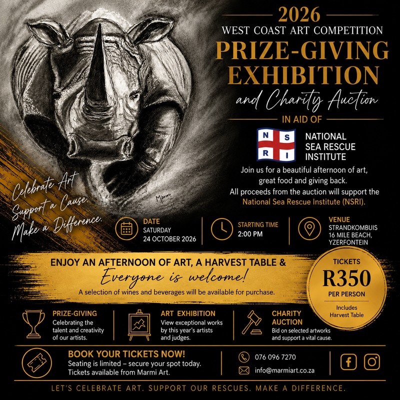 West Coast Art Exhibition, Charity Auction