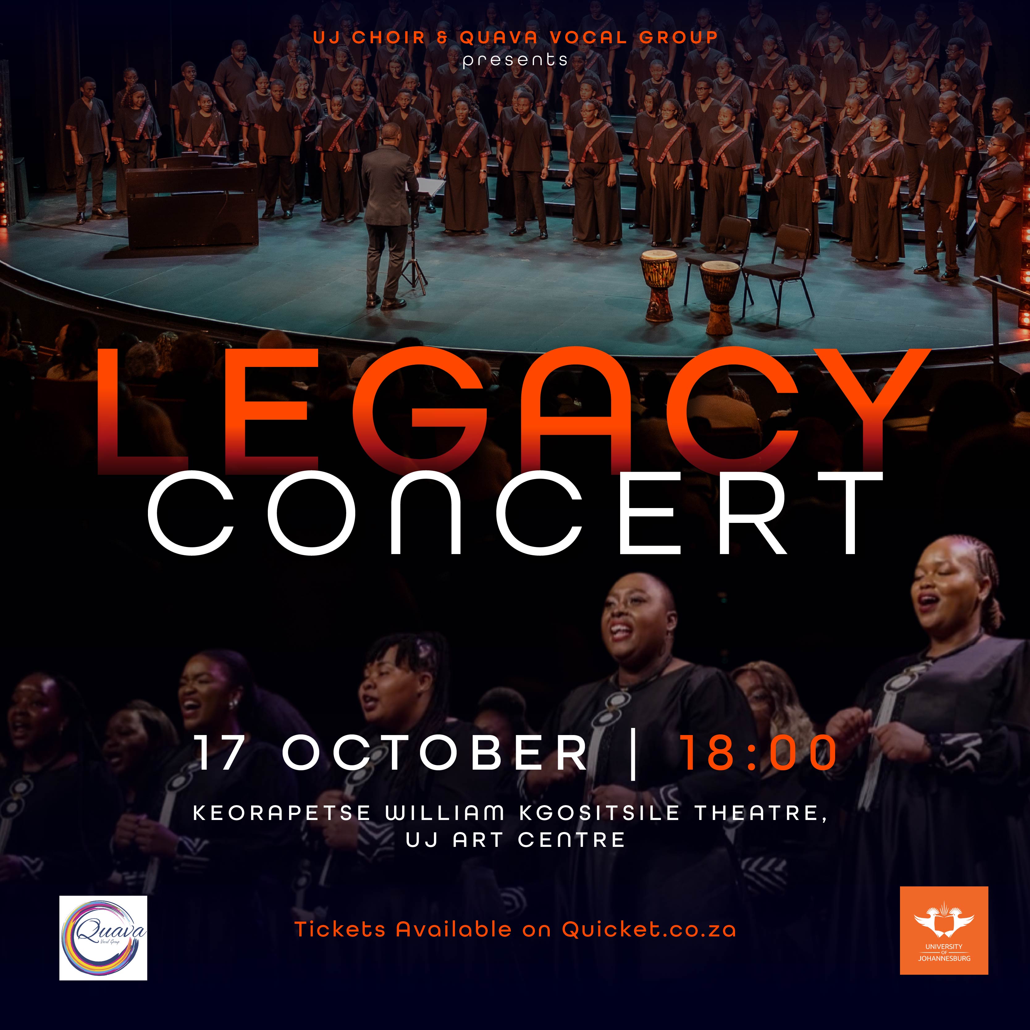 Legacy Concert: University of Johannesburg Choir Quava Vocal Group