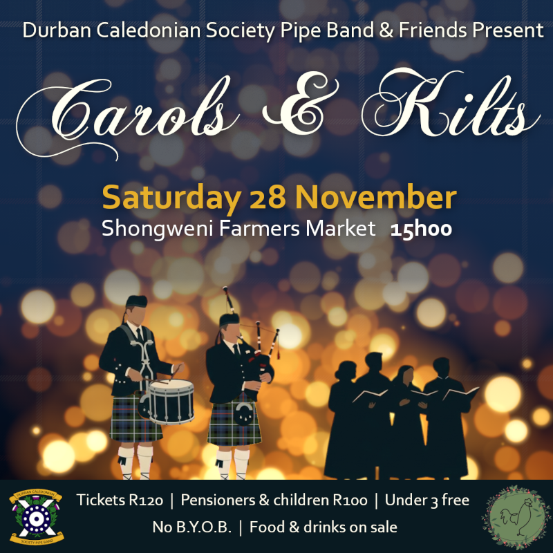 Carols & Kilts 2026 at Shongweni Market