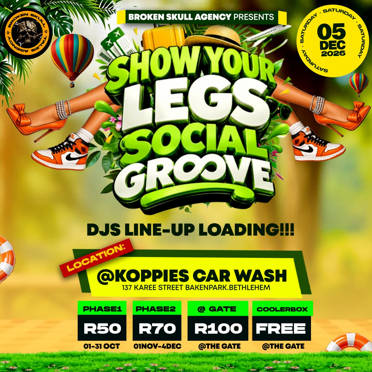 Show your legs Social Groove