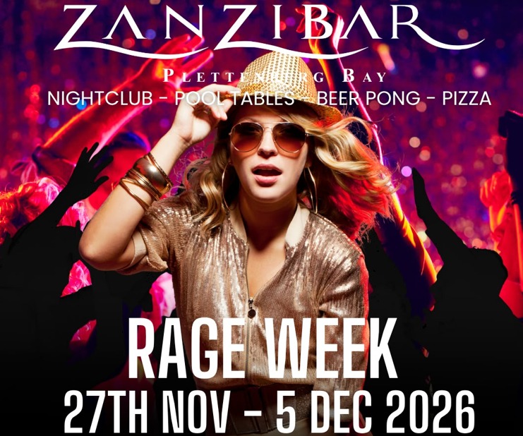 Zanzibar Plett VIP Rage Week Pass 2026