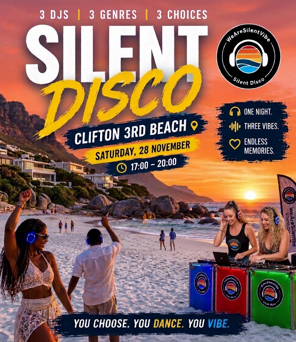 Silent Disco Clifton 3rd beach