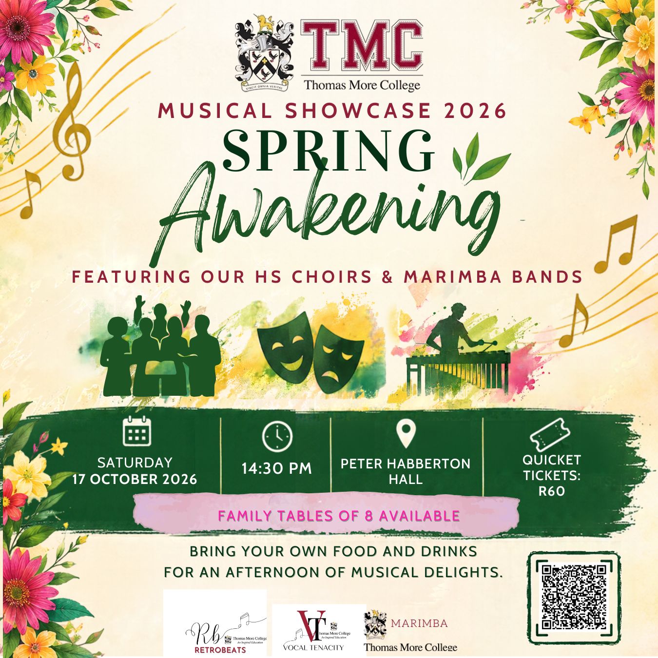 Musical Showcase 2026 Spring Awakening featuring Choirs & Marimba Bands