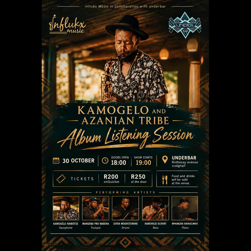 Kamogelo and the Azanian tribe Album listing session