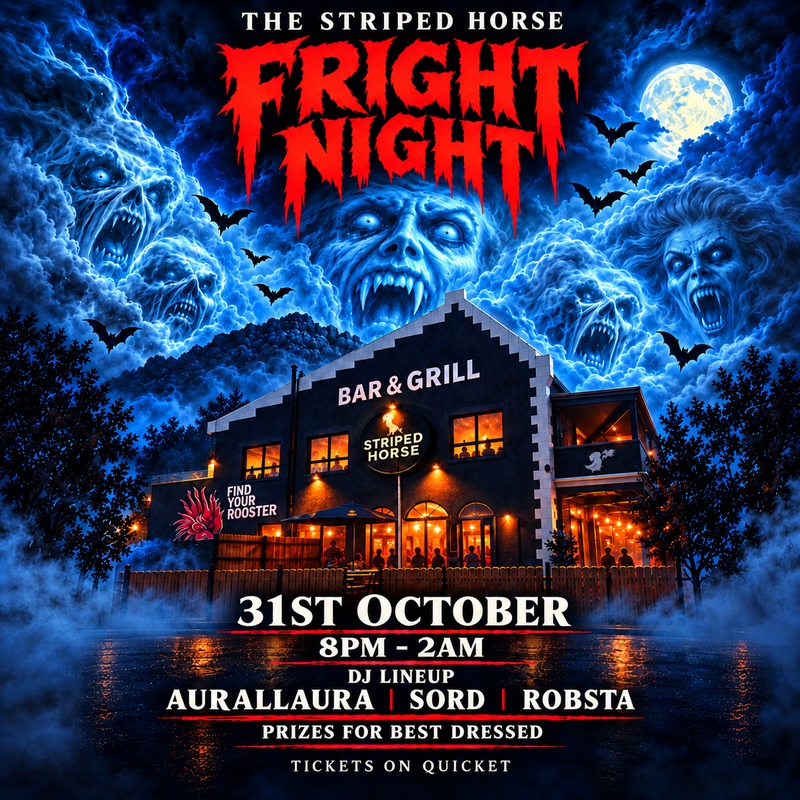 FRIGHT NIGHT - Halloween at the Striped Horse