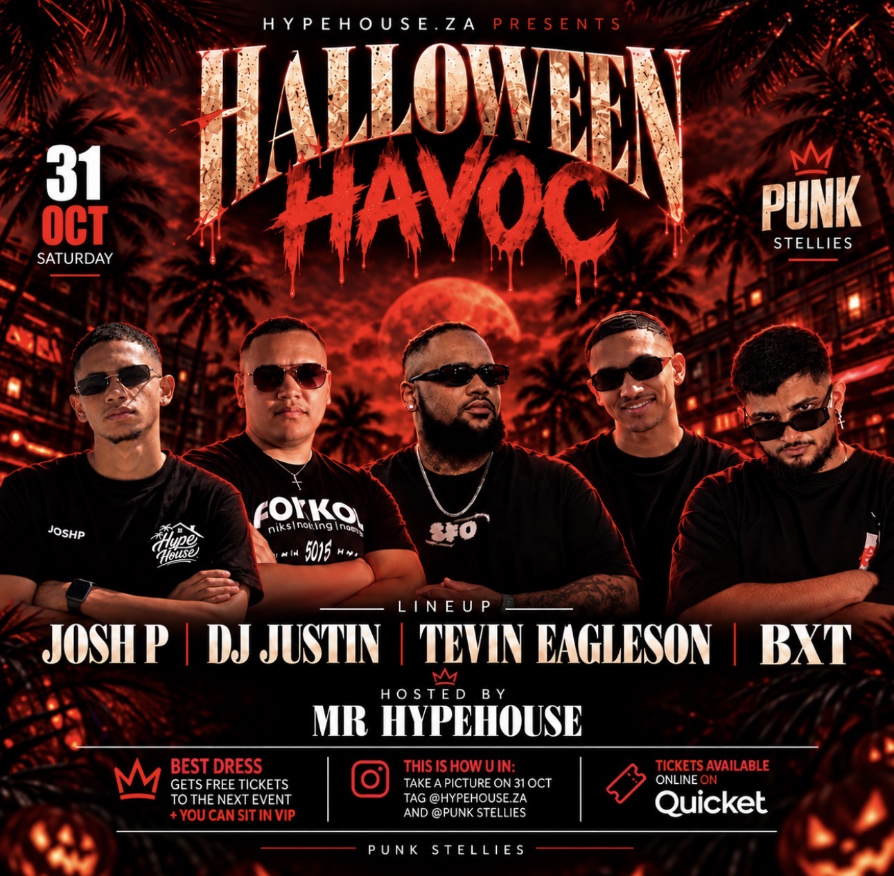 HypeHouse Presents: Halloween Havoc @ Punk Stellies