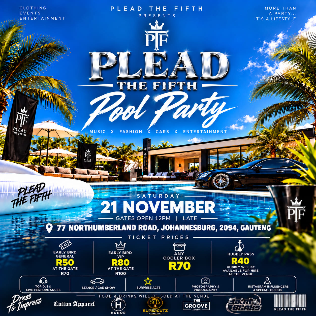 Plead The Fifth Pool Party