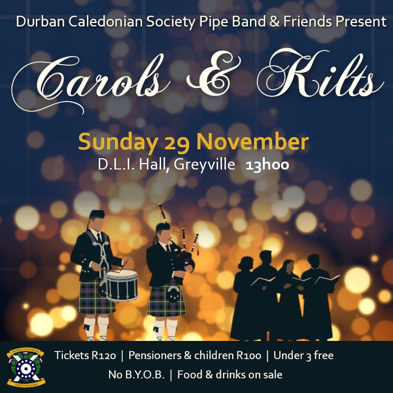Carols & Kilts 2026 at D.L.I. Hall